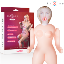 Aufblasbare Puppe Ingrid mit Drei Öffnungen von Intense Dolls | Fesselliebe.de