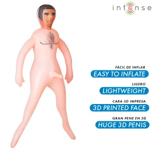 Aufblasbare Puppe anthony mit 3D-Penis von Intense Dolls