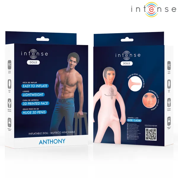 Aufblasbare Puppe anthony mit 3D-Penis von Intense Dolls | Fesselliebe.de