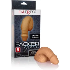 Silikon-Packung Penis 12,75 cm Karamell von Calexotics