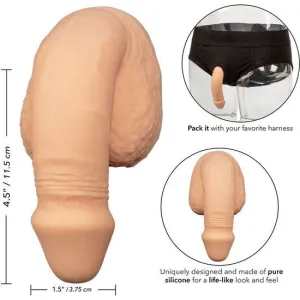 Silikon-Packung Penis 12,75 cm Fleisch von Calexotics