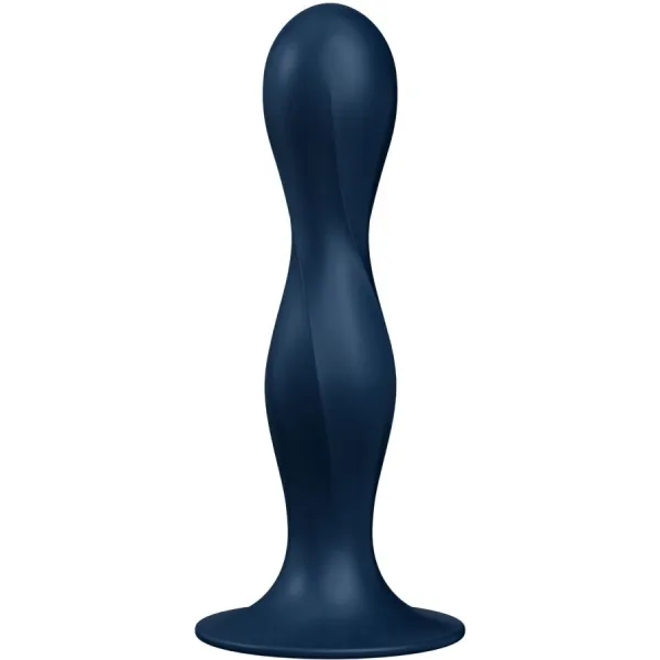 Double Ball-R Silikondildo Blau von Satisfyer Plugs | Fesselliebe.de