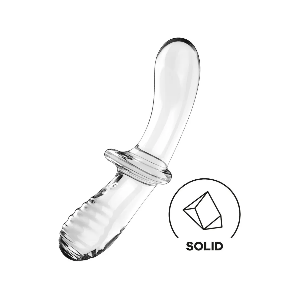 Doppel Kristall Dildo Transparent von Satisfyer Crystal | Fesselliebe.de