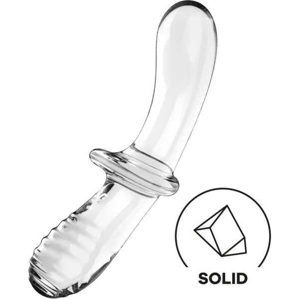 Doppel Kristall Dildo Transparent von Satisfyer Crystal | Fesselliebe.de