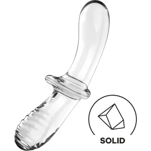 Doppel Kristall Dildo Transparent von Satisfyer Crystal | Fesselliebe.de