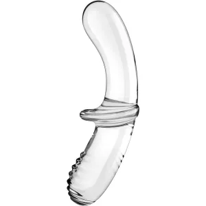 Doppel Kristall Dildo Transparent von Satisfyer Crystal