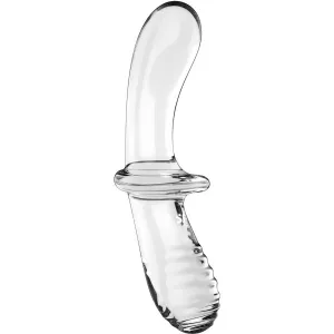 Doppel Kristall Dildo Transparent von Satisfyer Crystal