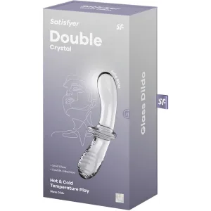Doppel Kristall Dildo Transparent von Satisfyer Crystal