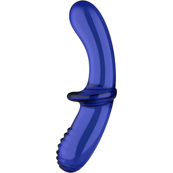 Doppel Kristall Dildo Blau von Satisfyer Crystal | Fesselliebe.de