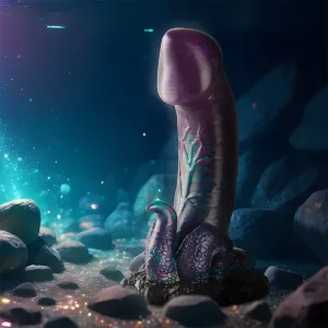 Basilisk Dildo Doppelt Schuppig Vergnügen, Kleine Grösse von Epic