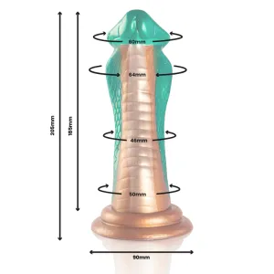 Python Dildo Cobra Grün von Epic