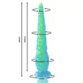 Scylla Fluoreszierender Dünner Tentakel-Dildo, Grosse Grösse von Epic