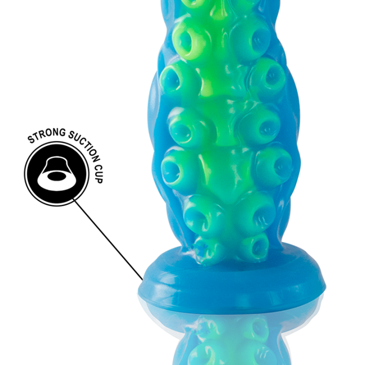 Scylla Fluoreszierender Dünner Tentakel-Dildo, Grosse Grösse von Epic | Fesselliebe.de