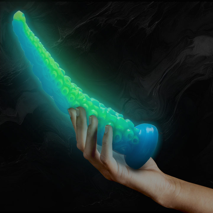 Scylla Fluoreszierender Dünner Tentakel-Dildo, Grosse Grösse von Epic | Fesselliebe.de