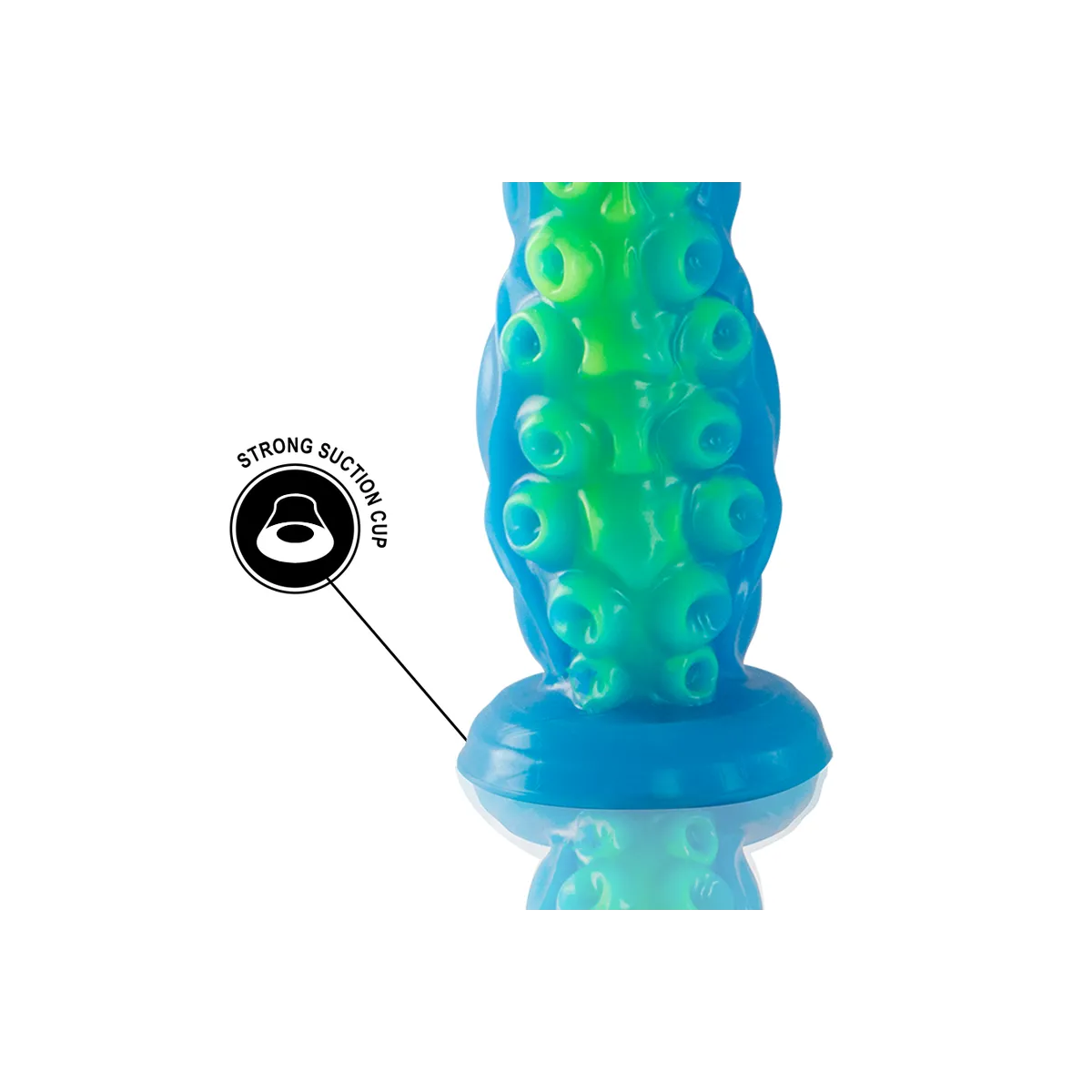 Scylla Fluoreszierender Dünner Tentakel-Dildo, Kleine Grösse von Epic | Fesselliebe.de