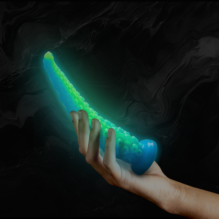 Scylla Fluoreszierender Dünner Tentakel-Dildo, Kleine Grösse von Epic | Fesselliebe.de