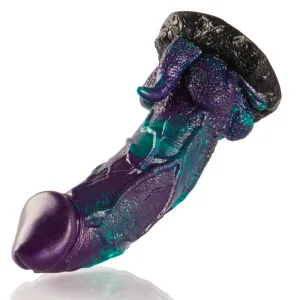 Basilisk Dildo Doppelt Schuppig Vergnügen, Grosse Grösse von Epic