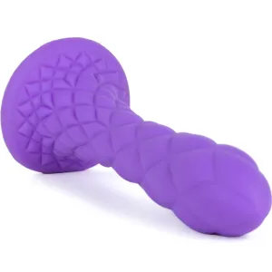 Dreamy Dildo Fantasy Flüssigsilikon Thermoreaktiv Violett 18,5 cm von Silexd