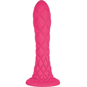 Dreamy Dildo Fantasy Flüssigsilikon Thermoreaktiv Fuchsia 18,5 cm von Silexd