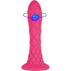 Dreamy Dildo Fantasy Flüssigsilikon Thermoreaktiv Fuchsia 18,5 cm von Silexd