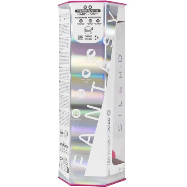 Dreamy Dildo Fantasy Flüssigsilikon Thermoreaktiv Fuchsia 18,5 cm von Silexd | Fesselliebe.de