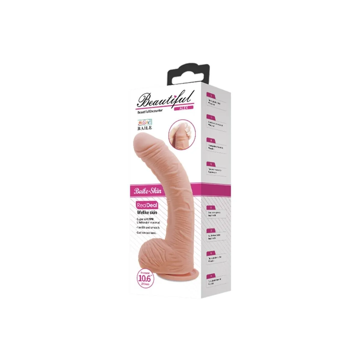 Alex Realistischer Hautdildo 27 cm von Baile Dildos | Fesselliebe.de