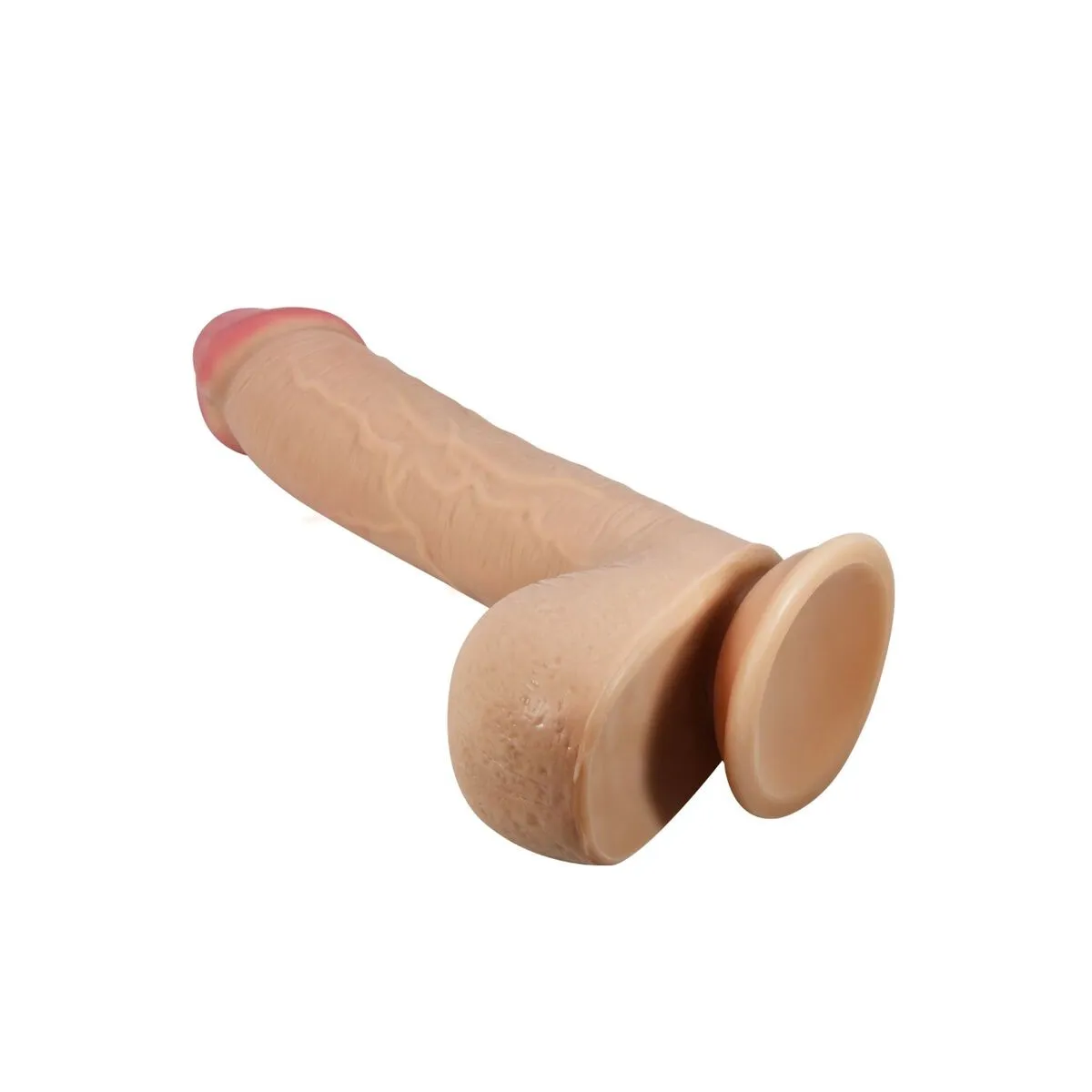 Sliding Skin Series Realistischer Dildo mit Sliding Skin Saugnapfleisch 23,4 cm von Pretty Love High Grade | Fesselliebe.de