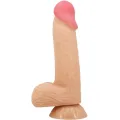 Sliding Skin Series Realistischer Dildo mit Gleitendem Haut-Saugnap 20,6 cm von Pretty Love High Grade