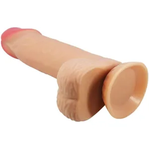 Sliding Skin Series Realistischer Dildo mit Gleitendem Haut-Saugnap 20,6 cm von Pretty Love High Grade
