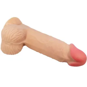 Sliding Skin Series Realistischer Dildo mit Gleitendem Haut-Saugnap 20,6 cm von Pretty Love High Grade