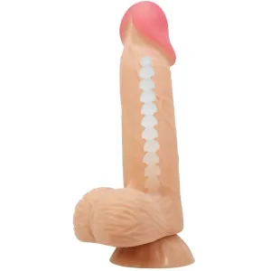 Sliding Skin Series Realistischer Dildo mit Gleitendem Haut-Saugnap 20,6 cm von Pretty Love High Grade