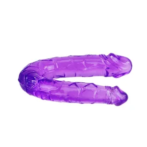 Doppeldildo In Flieder Flexibler Gelee von Baile Anal