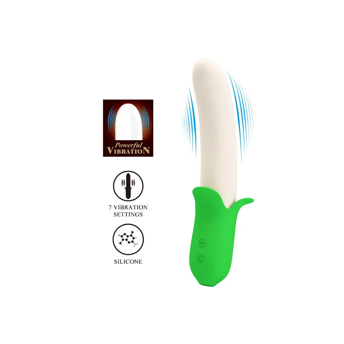 Banana Knight Super Power 7 Silikonvibrationen von Pretty Love | Fesselliebe.de