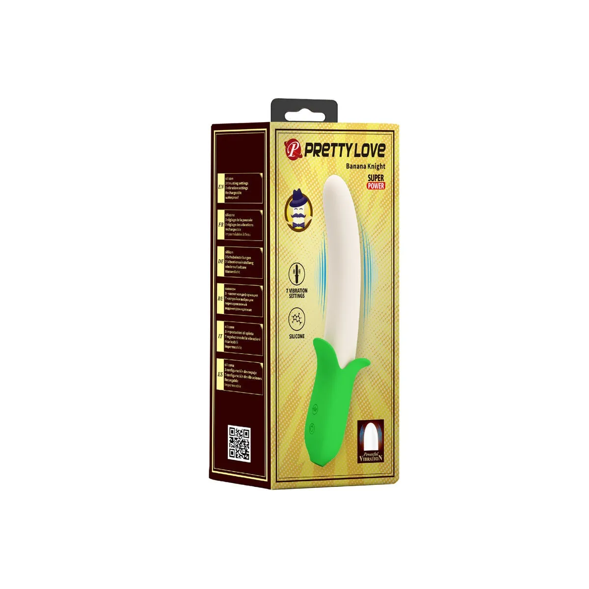Banana Knight Super Power 7 Silikonvibrationen von Pretty Love | Fesselliebe.de