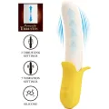 Banana Geek Super Power 7 Vibrationen Up&Down Silikon Schwarz von Pretty Love