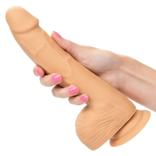 Silikon-Dildo 20,32 cm Haut von Calexotics | Fesselliebe.de