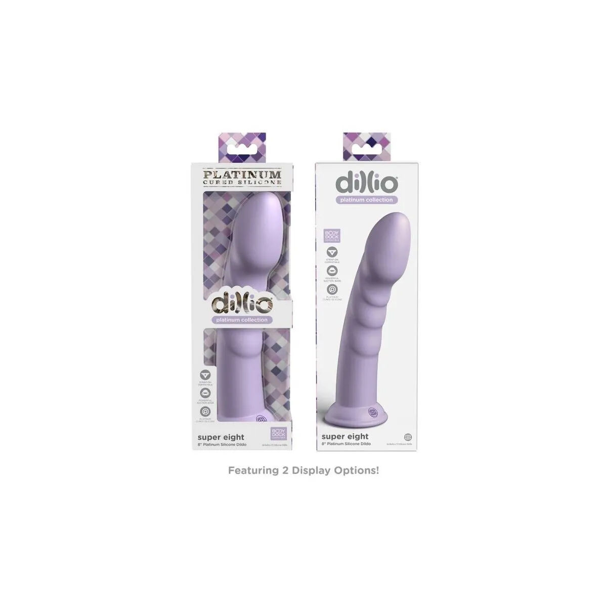 Super Acht 20,32 cm Violett von Dillio | Fesselliebe.de