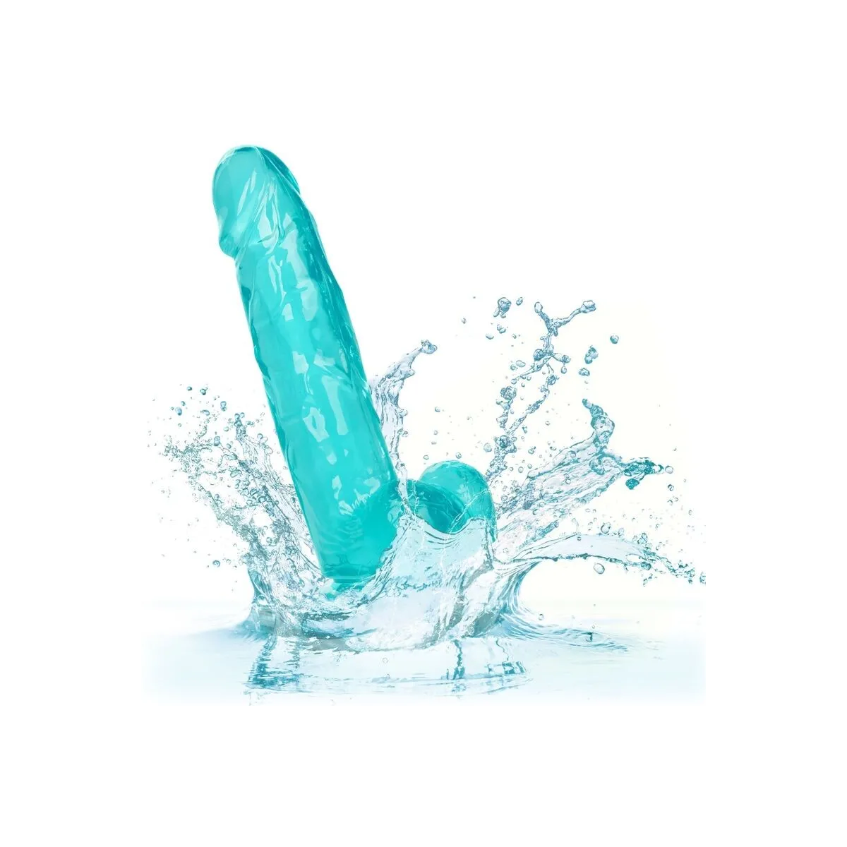 Grösse Königin-Dildo Blau 15,3 cm von Calexotics | Fesselliebe.de