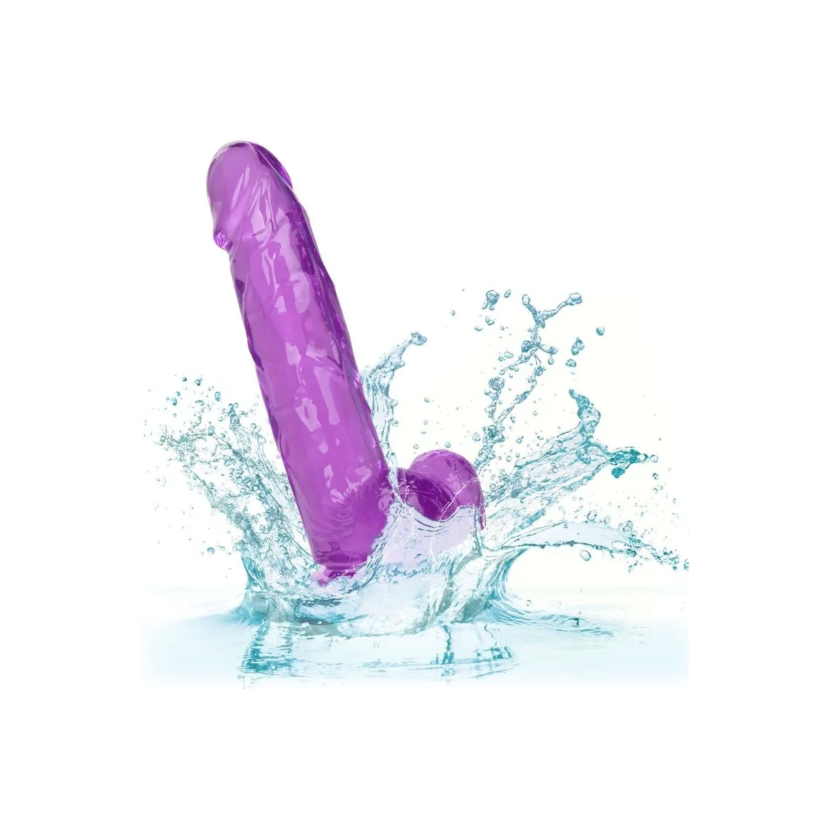 Grösse Königin-Dildo Lila 15,3 cm von Calexotics | Fesselliebe.de