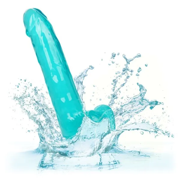 Grösse Königin-Dildo Blau 20,3 cm von Calexotics | Fesselliebe.de