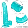 Grösse Königin-Dildo Blau 20,3 cm von Calexotics