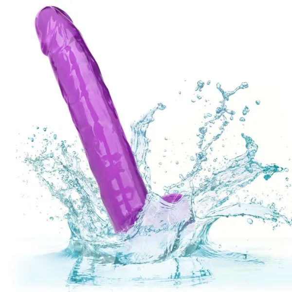 Grösse Königin-Dildo Lila 25,5 cm von Calexotics | Fesselliebe.de