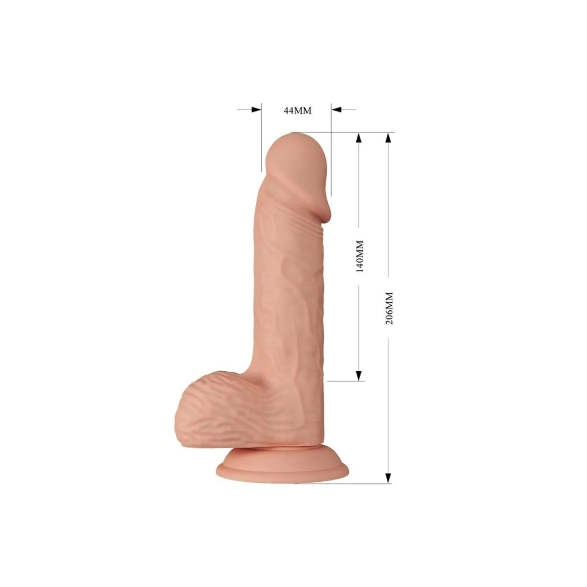 Catoblepas Flexibler Realistischer Dildo 20,6 cm natürlich von Baile Dildos | Fesselliebe.de