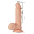 Bahamut Flexibler Realistischer Dildo 21,8 cm natürlich von Baile Dildos