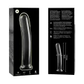 Modell 8 Dildo Borosilikatglas Klar 14,5 cm -O- 2 cm von Nebula Series By Ibiza