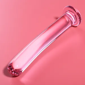 Modell 8 Dildo Borosilikatglas Rosa 14,5 cm -O- 2 cm von Nebula Series By Ibiza