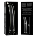 Modell 9 Dildo Borosilikatglas Klar 15,5 cm -O- 2,5 cm von Nebula Series By Ibiza