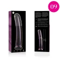 Modell 9 Dildo Borosilikatglas Rosa 15,5 cm -O- 2,5 cm von Nebula Series By Ibiza