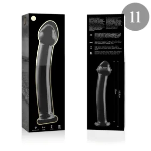 Modell 11 Dildo Borosilikatglas Klar 16 cm -O- 3 cm von Nebula Series By Ibiza