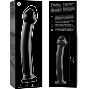 Modell 11 Dildo Borosilikatglas Klar 16 cm -O- 3 cm von Nebula Series By Ibiza